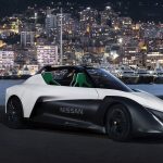 Margot Robbie shows you can in a Nissan, introducing BladeGlider electric sports car