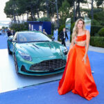 Aston Martin DB12 the centrepiece of the AmFAR Gala auction at Cannes